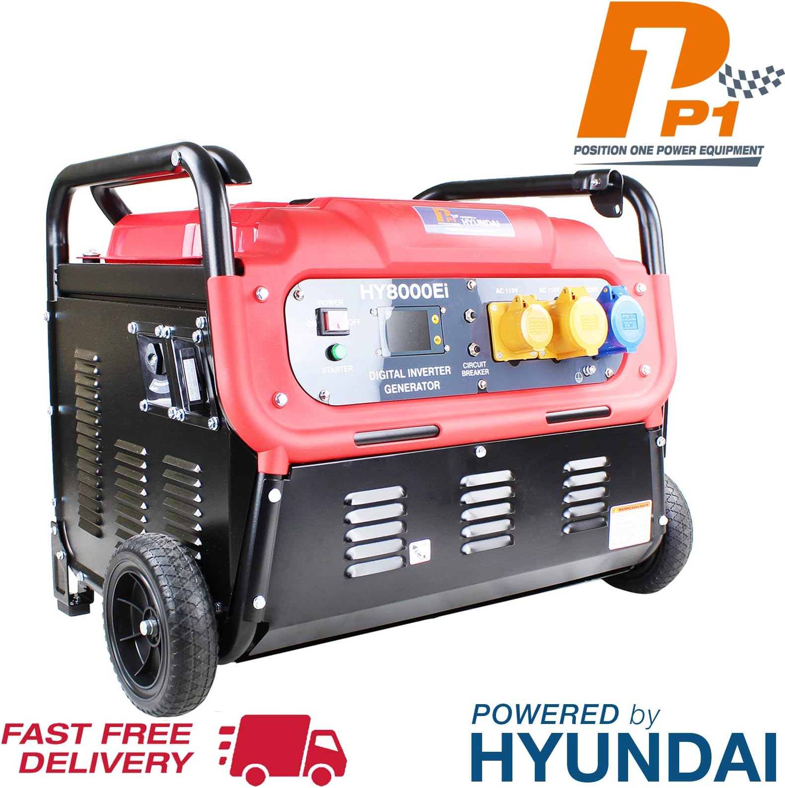 P1 P8000Ei 7500W Portable Petrol Inverter Generator P1 P8000Ei 420cc 4-Stroke Electric start 7.5kw Portable Petrol Inverter Generator