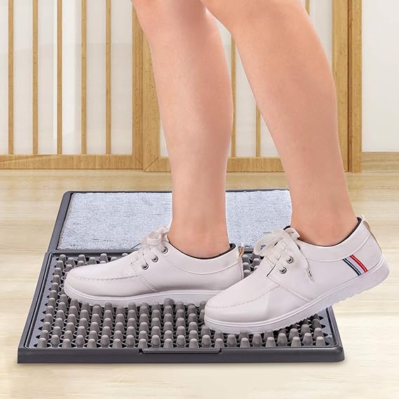 TMOUNT Disinfect Front Door Mat, Sanitizing Footbath Mat