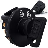 Ignition Switch w/Protective Umbrella Key for Toro TimeCutter SS | SS3200 SS3216 SS3225 SS4200 SS4216 SS4225 SS4235 SS4250 SS4260 SS5000 (NOT ZZ MODELS) Time Cutter Starter Key Switch