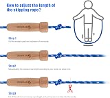 BTONGE Skipping Rope Wooden Handle Adjustable 300cm Beech Wood Jump Rope view 6