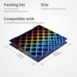 Upgrade 3D Platform PEP+PES Build Plate for Prusa