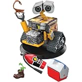 Mattel Pixar Spotlight Series Wall-E Figure, Mattel Pixar Wall-E Collectable, 3.5-in Tall with 2 Sets of Eyes, Bendable Treads, Accessories &amp; Display Box with Reversible Background
