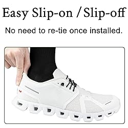 2 Pairs Elastic Shoelaces for ON Cloud 5 & 6 No Tie