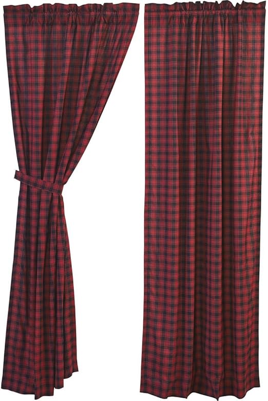Amazon Com Vhc Brands Rustic Lodge Window Cumberland Curtain