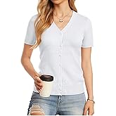 GRACE KARIN Womens 2026 Summer Short Sleeve Cardigan Sweaters Lightweight Cropped Shrug Cardigan Business Casual Clothing Top