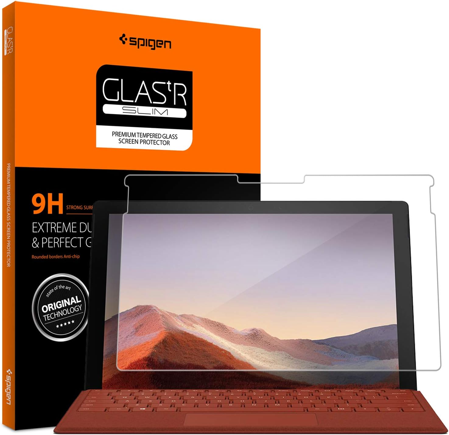 Spigen Tempered Glass Screen Protector Designed for Surface Pro 7 (12.3