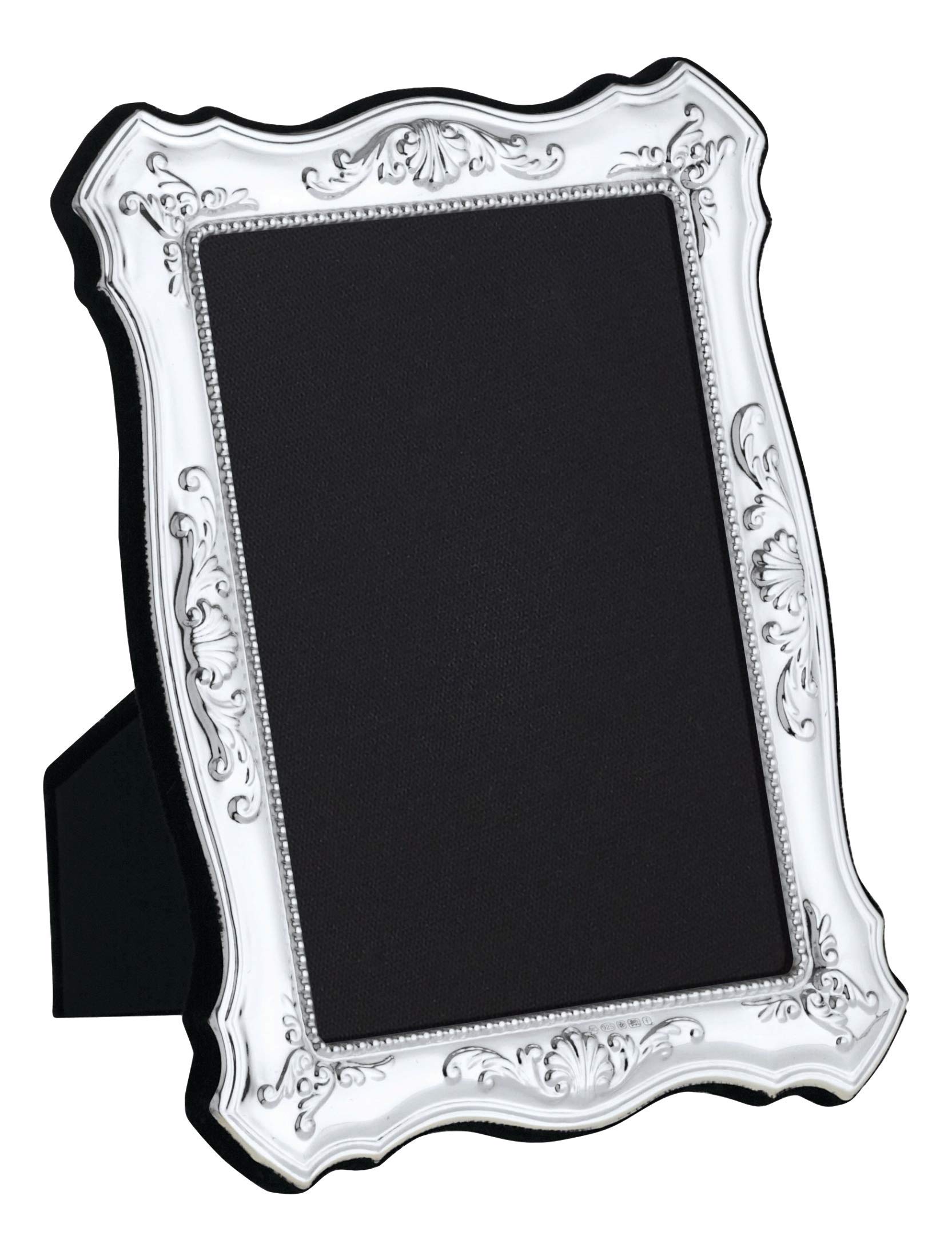 Carrs Traditional Sterling Silver Photo Frame with Velvet Back 6" x 4"