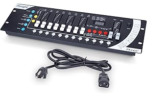 Pknight DMX Light Controller,192ch DMX Lighting Console,simple Lighting Board Controller For Stage Lights,dj Light And Ktv