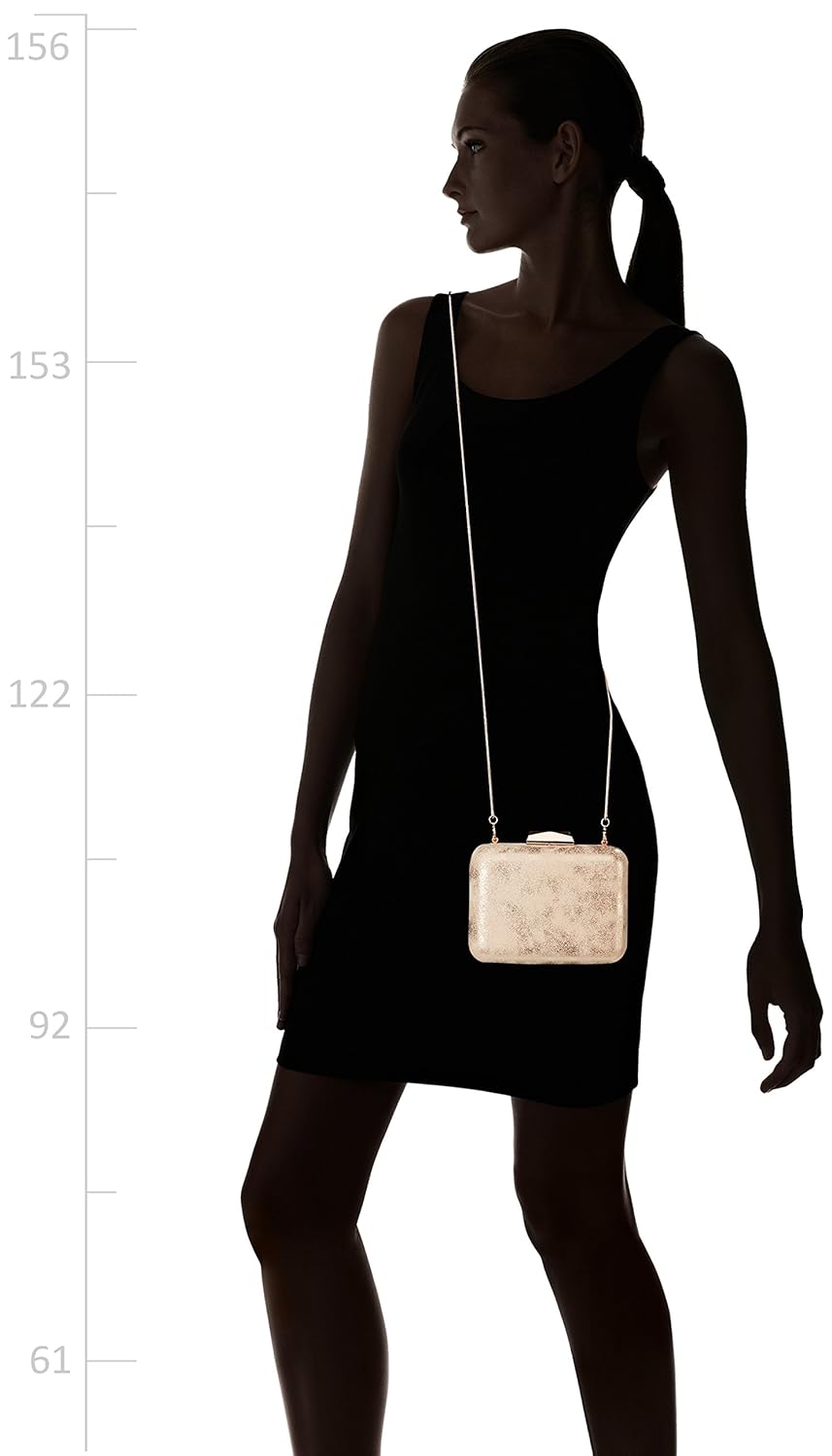 caprese pam women's clutch (rose gold)