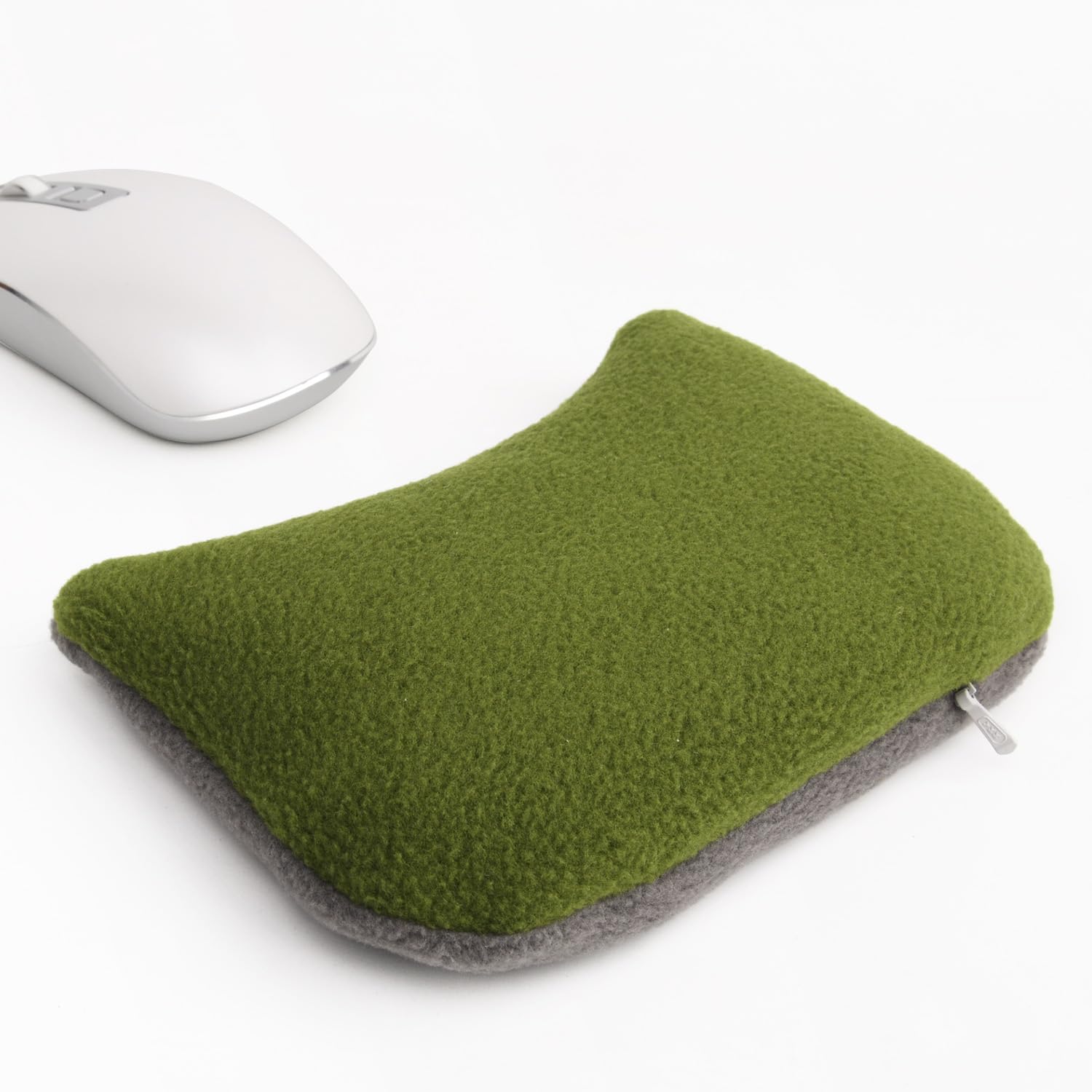 Photo 1 of Large Mouse Wrist Rest Bean Bag, Ergonomic Mouse Support Pad Filled Ergo Beads for Computer, Laptop, PC Gaming (Green)