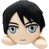 GE Animation Great Eastern Attack on Titan Eren Yeager Lying Down Stuffed Plush, 10"