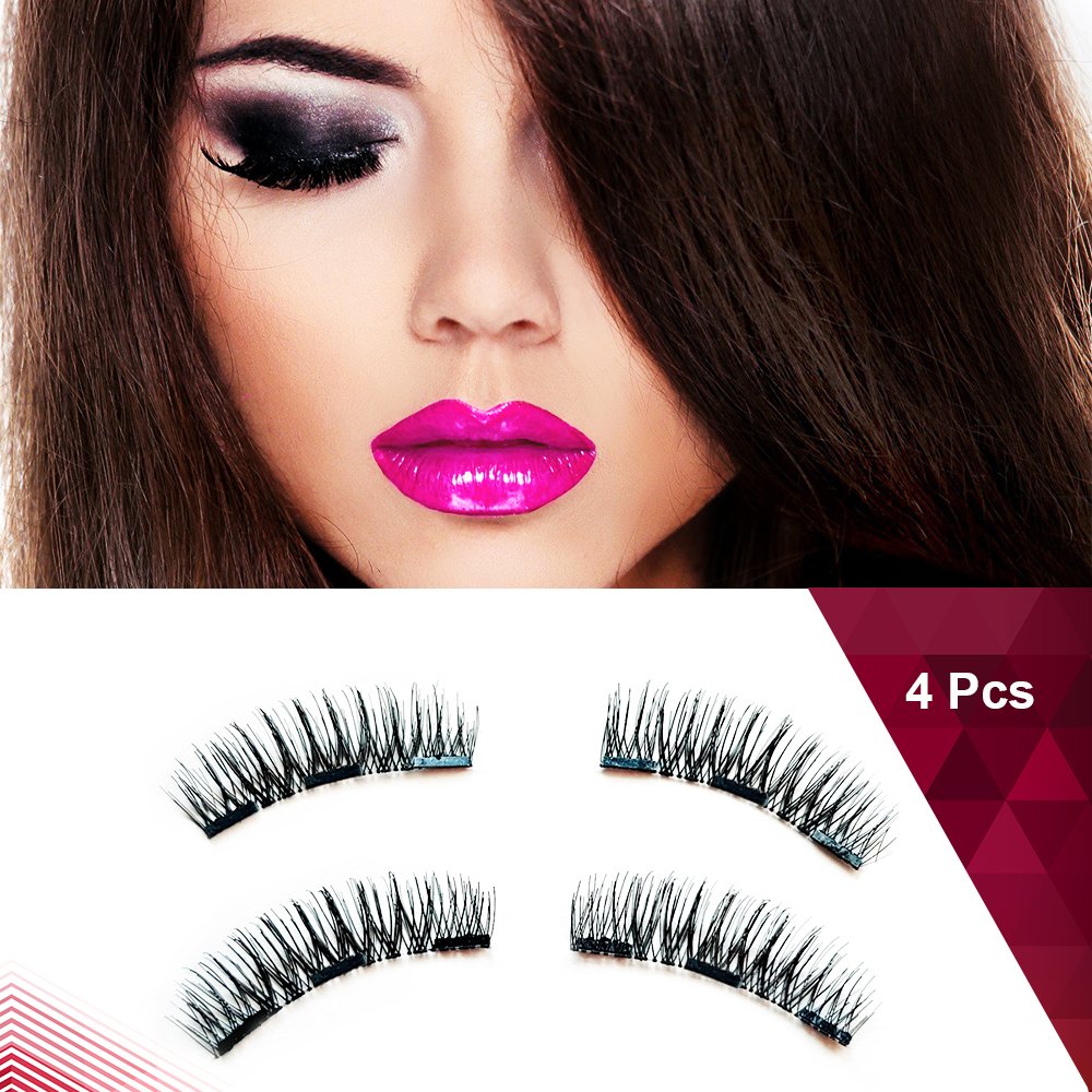 Eyelashes Reusable 3d False Eyelashes Dual Glue