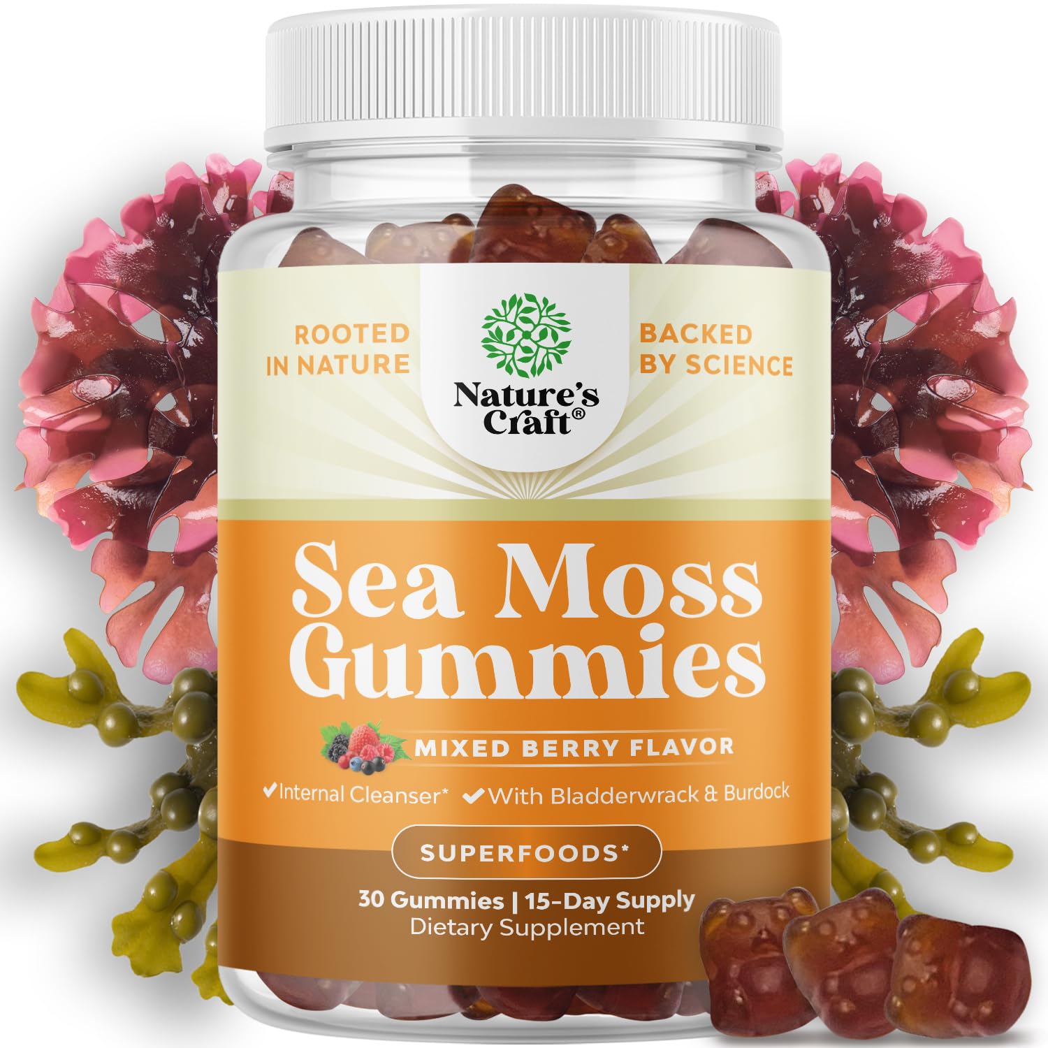 Sea Moss Gummies (Mixed Berry)