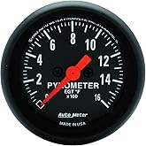 AUTO METER 2654 Z-Series Electric Pyrometer Gauge Kit,2.3125 in.