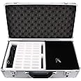 Retekess T130 Tour Guide Systems Charging Case,Portable 32 Slot Storage Box,Rugged Textured Carrying Case for Retekess T130, T130S Wireless Tour Guide System