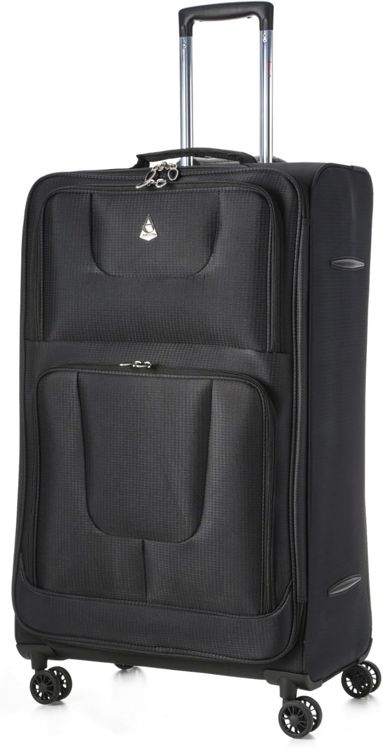 Bagage avec 4 roues doubles pivotantes, léger et solide, valise à main