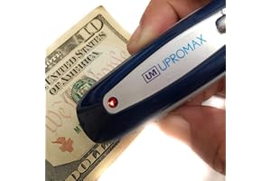 UPROMAX Portable Mini 2 In 1 Money Detector, UV plus Light Magnetic Head Currency Note Detector Counterfeit w/Lanyard Checker Magnetic Detector Counterfeit Bill Detectors works with any currency USD EUR POUND