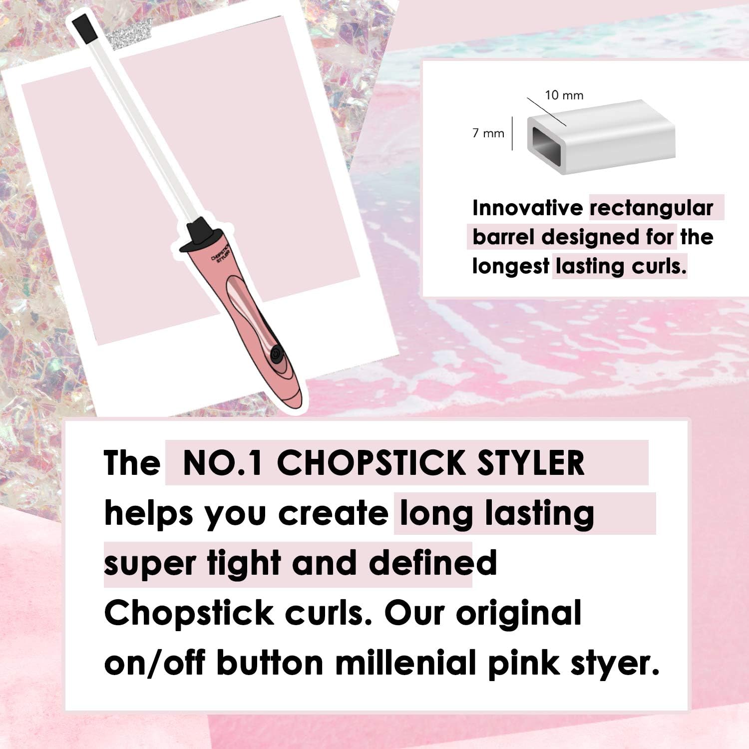 Chopstick Styler No1 Curling Wand Iron - Image 5