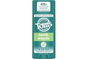 TOM'S OF MAINE Tom’s of Maine North Woods Antiperspirant for Men and Women, With Recycled Aluminum, 3.25 oz