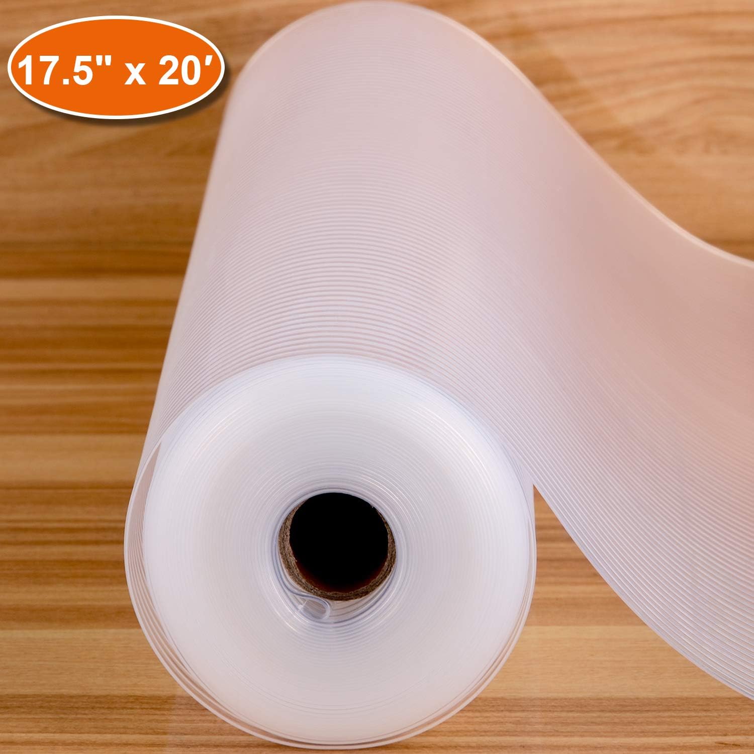 ACMETOP Shelf Liner, Non-Slip Non-Adhesive Drawer Liner, 17.5 Inch x 20 FT Cabinet Liner, Waterproof EVA Cupboard Liner Drawer Mat Refrigerator Mat for Kitchen, Pantry, Laundry Room, Office