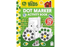 John Deere Kids Dot Marker Activity Coloring Book for Kids and Toddlers - Easy to Color Dot Art Includes More Than 175 Stickers