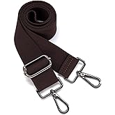 S&loyoe Thickened Solid Color Purse Straps Replacement Crossbody Bag Strap Adjustable Wide Guitar Straps for Handbags 1.5inch