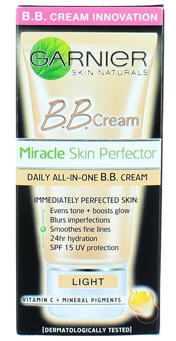 Garnier Miracle Skin Perfector Daily All-In-One BB Cream SPF15 50ml-Light