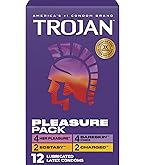 バラ売り不可！ますます入手困難Trojan Box Setの56枚セットとオマケ Amazon.com: Trojan Pleasure Pack Premium Lubricated Latex Condoms