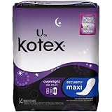 Amazon Com U By Kotex Security Maxi Feminine Pads Overnight Absorbency Unscented 112 Count 4 Packs Of 28 Packaging May Vary Everything Else