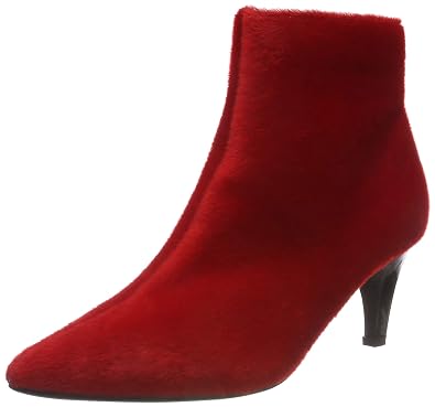 Red Ankle Boots Kitten Heel Flash Sales 