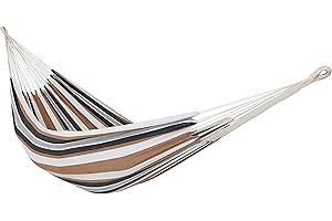 Sunnydaze Double Brazilian Cotton Hammock for Outside - 450-Pound Capacity Outdoor Hammock - Calming Desert