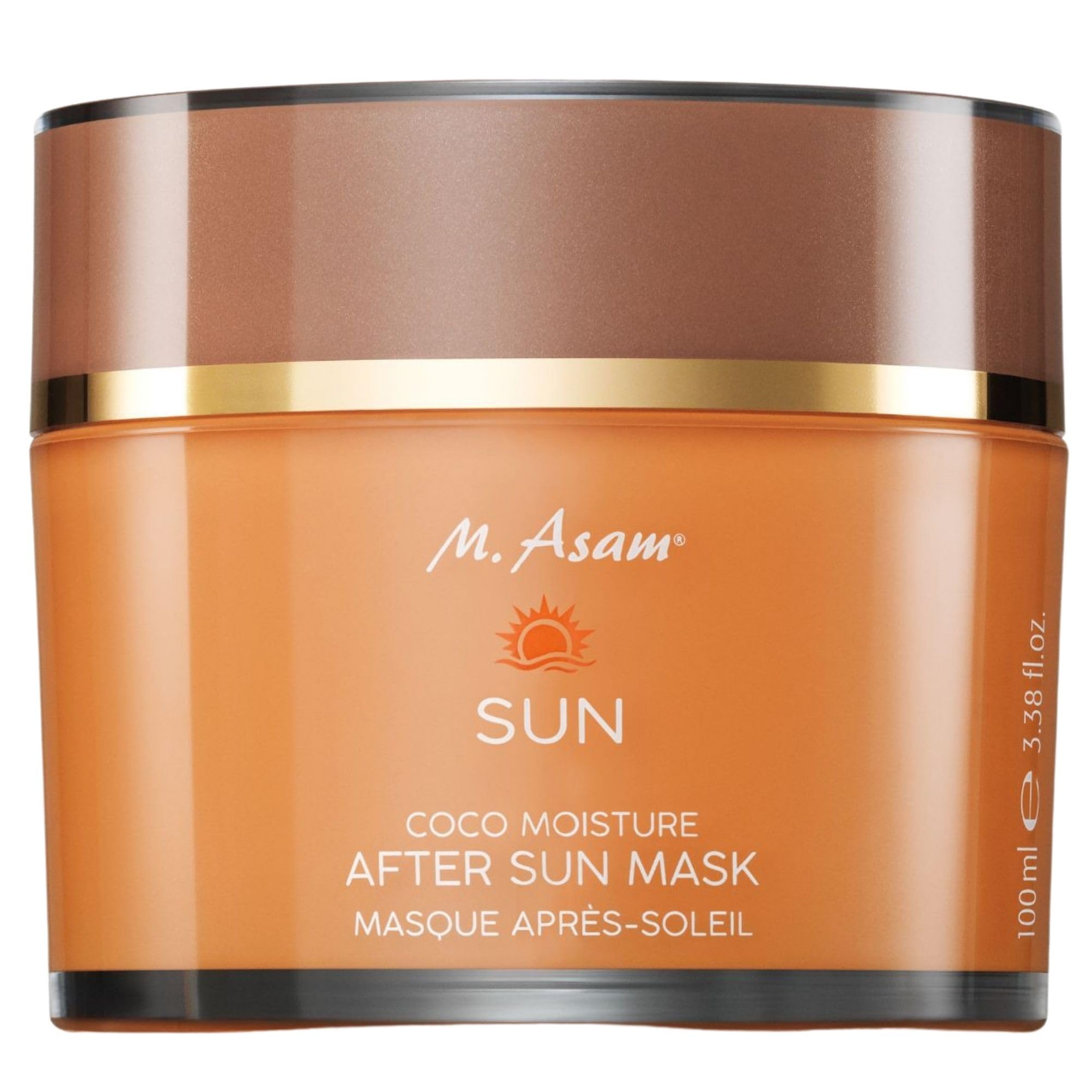 M Asam SUN Coco Moisture After Sun Face Mask (100 ml) - Gel Mask For Face, Neck & Décolleté, For Sun Irritated Skin, Aloe Vera & Hyaluronic Acid Moisturising, Vegan Face Care