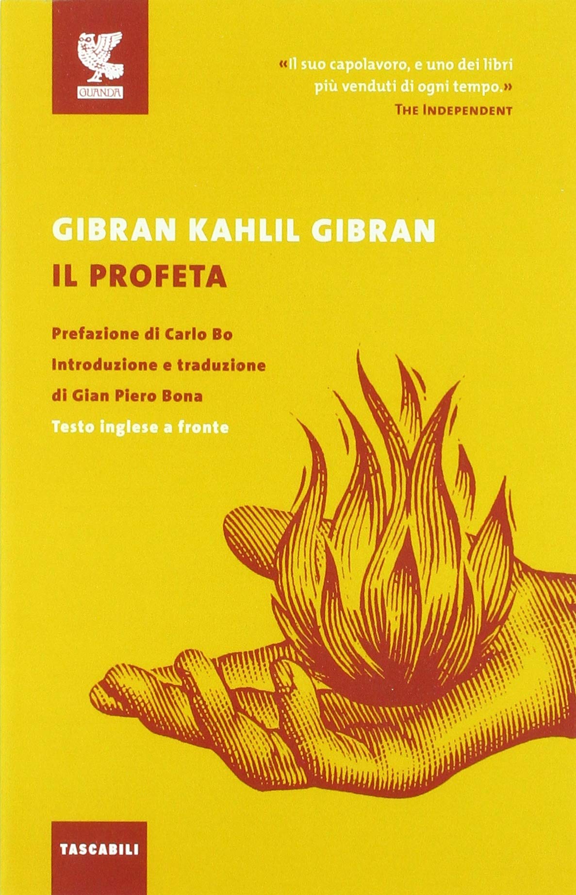 Il Profeta Testo Inglese A Fronte Gibran Kahlil Amazon Com Books