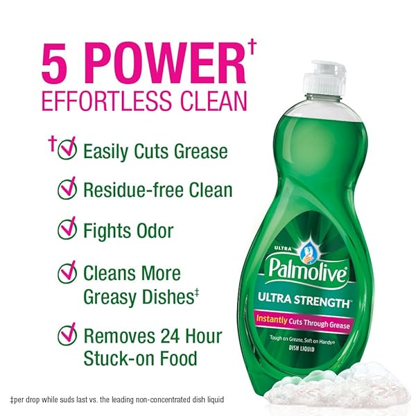 PALMOLIVE DISH LIQUID 45093 32.5 FL OZ ULTRA STRENGTH DISH LIQUID
