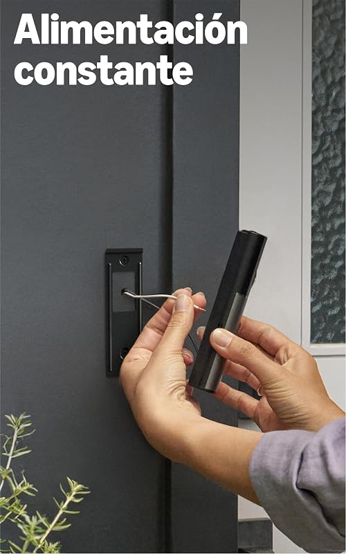 Videotimbre cableado Pro (Wired Video Doorbell Pro, última generación), Instalación con cable, Retinal 4K, 10x Zoom, Amplio campo de visión, Prueba gratuita de 30 días de suscripción Ring