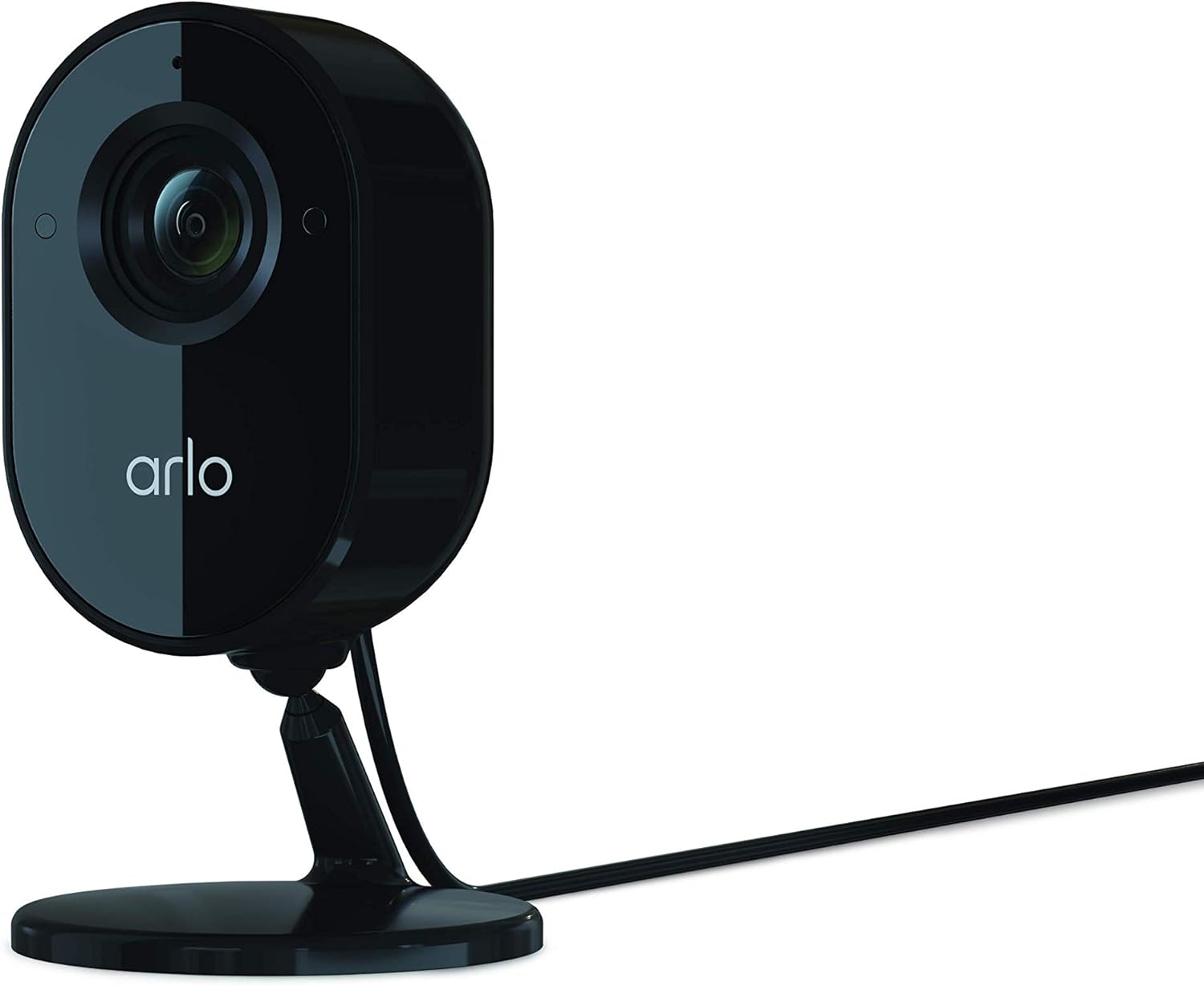 Amazon Com Arlo Essential Indoor Camera 1080p Video With Privacy Shield Plug In Night Vision 2 Way Audio Siren Direct To Wifi No Hub Needed Wireless Security Works With