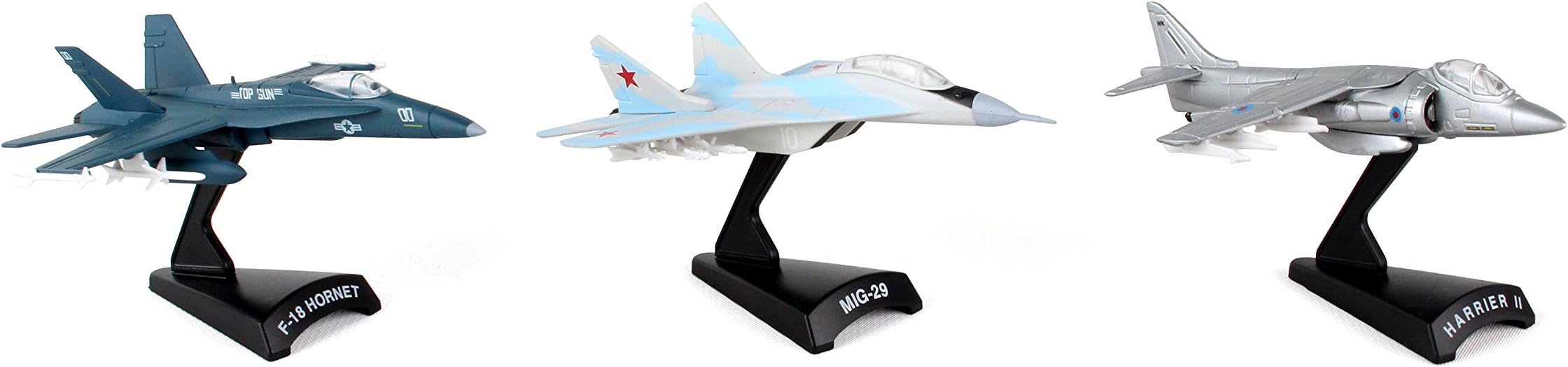 Postage Stamp Daron Modern Warplanes - 3 Plane Set