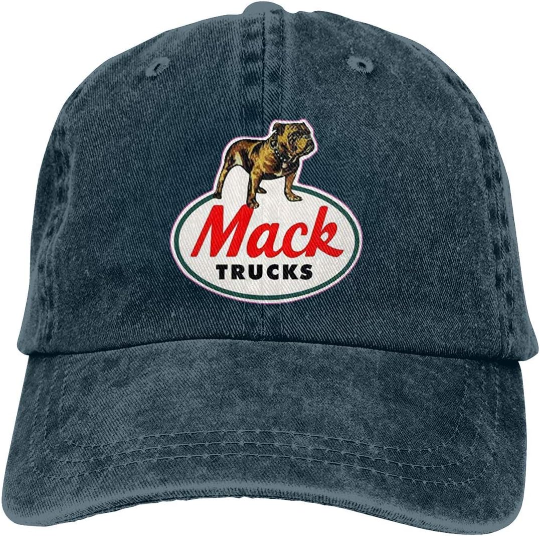 Trucker Cap Mack Trucks Dog Durable Baseball Cap Hats Adjustable Dad Hat Black