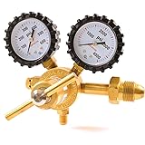 Uniweld RHP400 Nitrogen Regulator with 0-400 PSI Delivery Pressure, CGA580 Inlet Connection and 1/4-Inch Male Flare Outlet Co