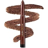 LAURA GELLER NEW YORK Kajal Longwear Kohl Eyeliner Pencil with Caffeine, Smooth & Blendable Makeup, Dark Brown