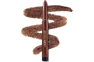 LAURA GELLER NEW YORK Kajal Longwear Kohl Eyeliner Pencil with Caffeine, Smooth & Blendable Makeup, Dark Brown