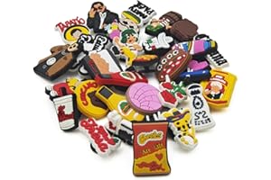 30pcs Random Shoe Charms Cute Decoration Charms for Shoes Clog Sandals Party Gifts Sports Accessories