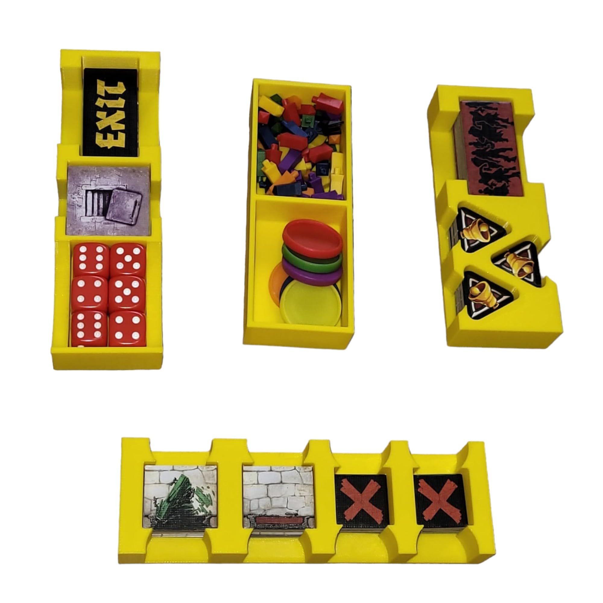 Générique Black Plague Zombicide Organizer Insert (Yellow)