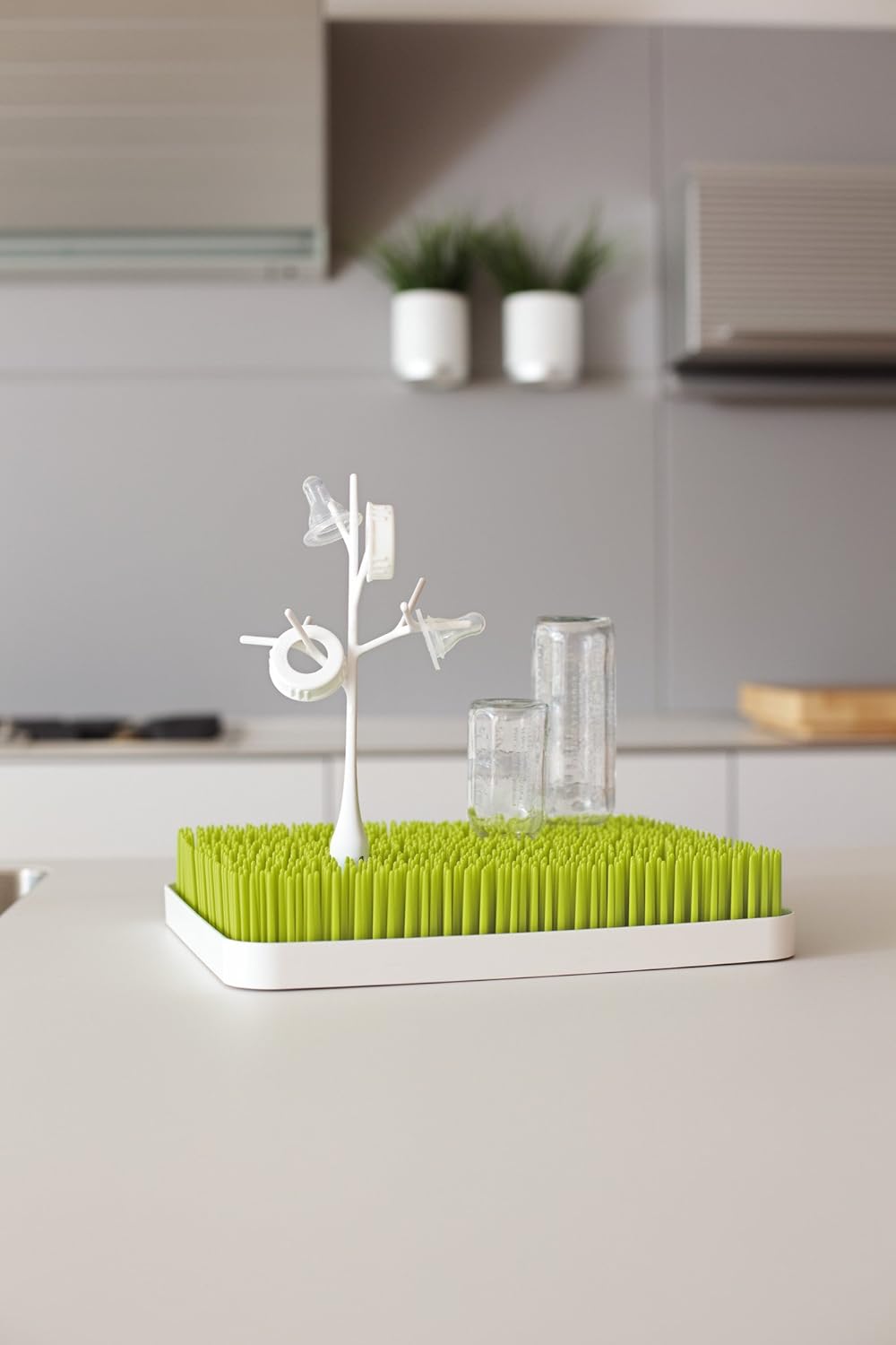 Boon Lawn Drying Rack Accessory, White Twig : Baby Bottle Cleaning Brushes : Baby