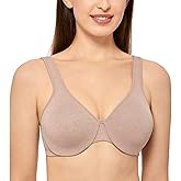 DELIMIRA Women's Minimizer Seamless Full Coverage Underwire Non Padded Bra
