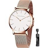 HANNAH MARTIN Watches for Women Waterproof Ladies Analog Quartz Wrist Watches Stainless Steel Band Fashion Dainty Female Watch Luxury Bracelet Diamond