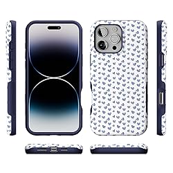 Casely iPhone 16 Pro Max Case Blue Hearts