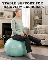 Trideer Professional Exercise Ball Anti-Burst Gym Ball 200kg Pump Included view 6