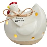 Mud Pie Chicken Sound Light Up Sitter; 3 1/2" X 2 3/4"