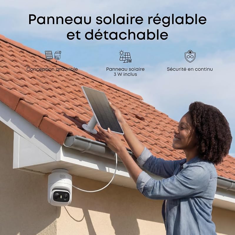 eufyCam C37 2K Caméra Surveillance WiFi extérieur sans Fil